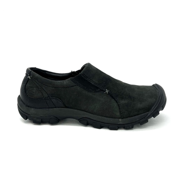 Keen Sisters Slip-On Shoes Women’s Size 5.5 Black Nubuck Leather - Picture 1 of 9